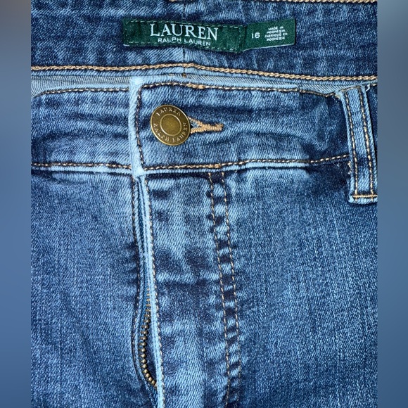 LRL Lauren Ralph Lauren Women’s Classic Straight Jeans Size 16 - Picture 9 of 11